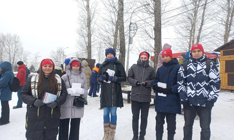 Волонтерский отряд нашего колледжа  на призыв МолодёжкаОНФ - Иркутская область