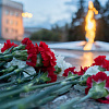 Митинг у мемориала "Вечный огонь Славы"