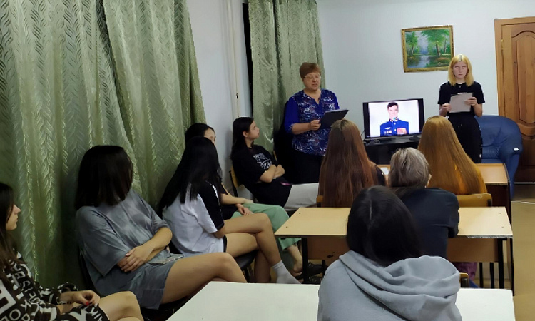 Патриотический вечер прошел в общежитии УУКЖТ ИрГУПС
