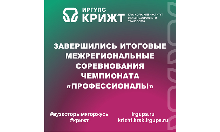 Завершились итоговые межрегиональные соревнования чемпионата «Профессионалы» 