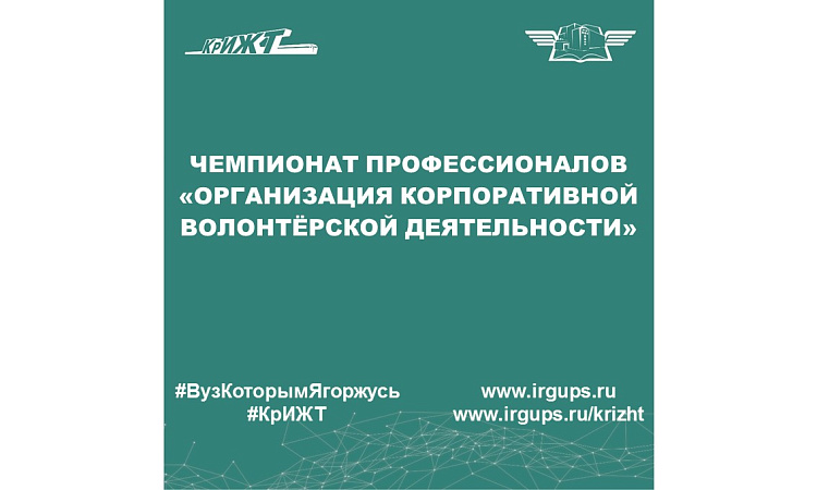 Чемпионат профессионалов «Организация корпоративной волонтёрской деятельности»