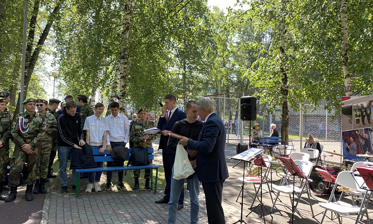 Награждение студентов КрИЖТ ко «Дню независимости России»