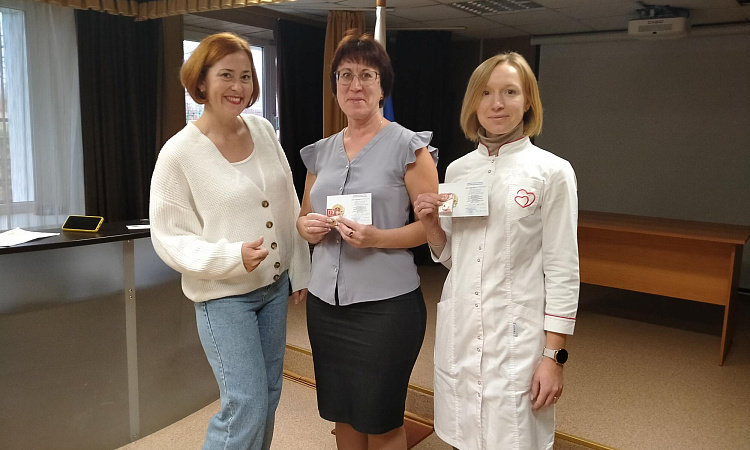 Торжественное вручение значков ГТО в МК ЖТ ИрГУПС