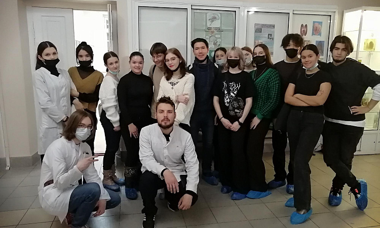 Лекция в музее анатомии человека