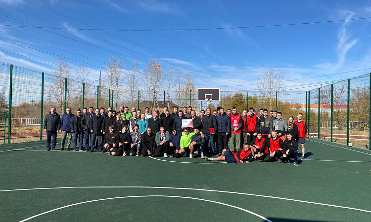 В ЗабИЖТ состоялось открытие новой спортивной площадки