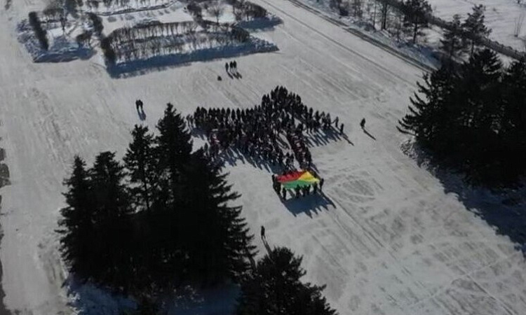 Студенты ЗабИЖТ приняли участие во флешмобе в Чите