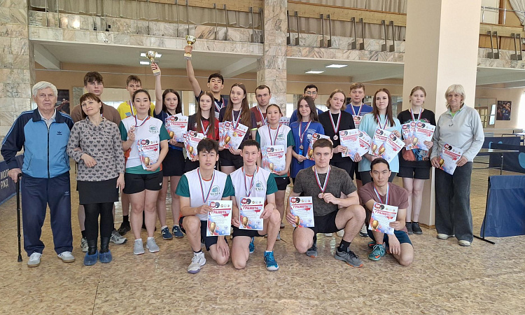 Подведены итоги Чемпионата края по настольному теннису