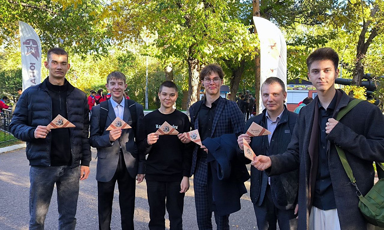 Военно-патриотический клуб «Заря» принял участие в Дне открытых дверей