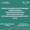 финал краевой Спартакиады среди команд профессиональных образовательных организаций Красноярского края
