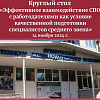 Круглый стол "Эффективное взаимодействие СПО с работодателями как условие качественной подготовки специалистов среднего звена"