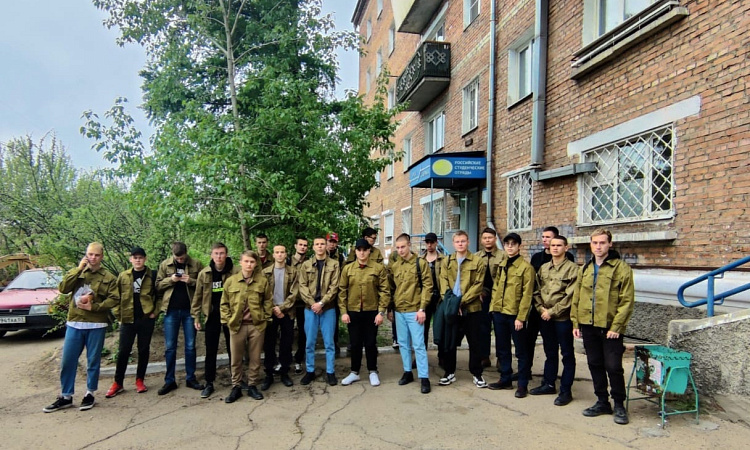 Студенты УУКЖТ ИрГУПС участники движения РСО!