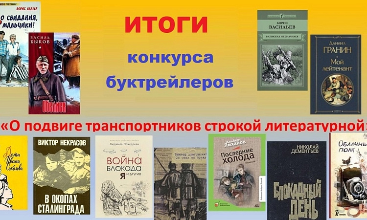 Подведены итоги молодежного конкурса буктрейлеров «О подвиге строкой литературной…».