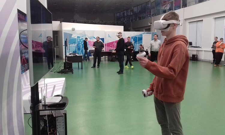 Участие в городском Турнире по фиджитал спорту в дисциплине BEAT SABER «Будущее уже наступило»