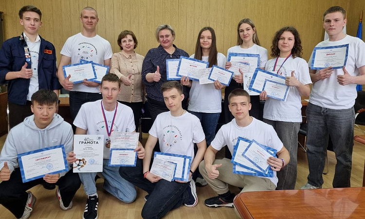 Встреча директора колледжа с участниками проекта "Профессиум"